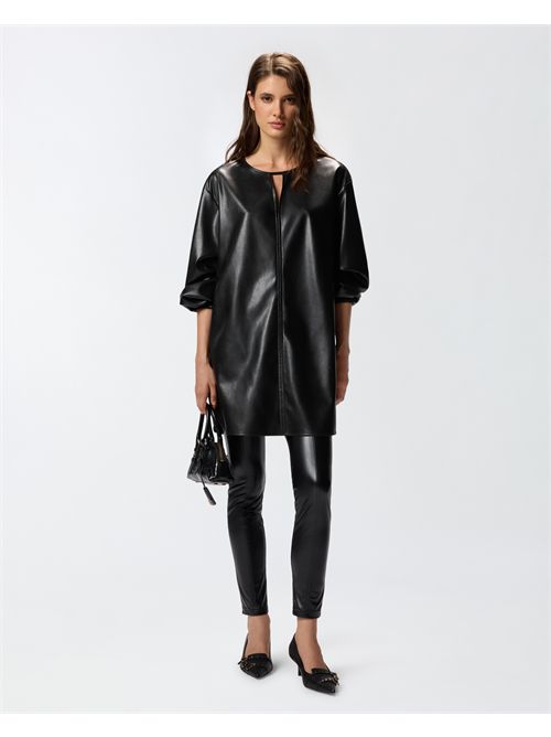 Abito corto effetto pelle PINKO | 105587A2P4/Z99